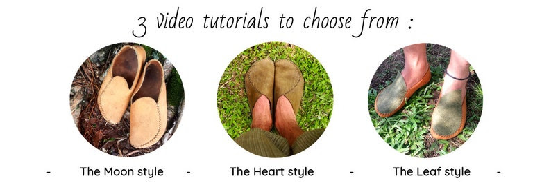 Video Tutorial  KIT For Leather Moccasin Making choose from image 3