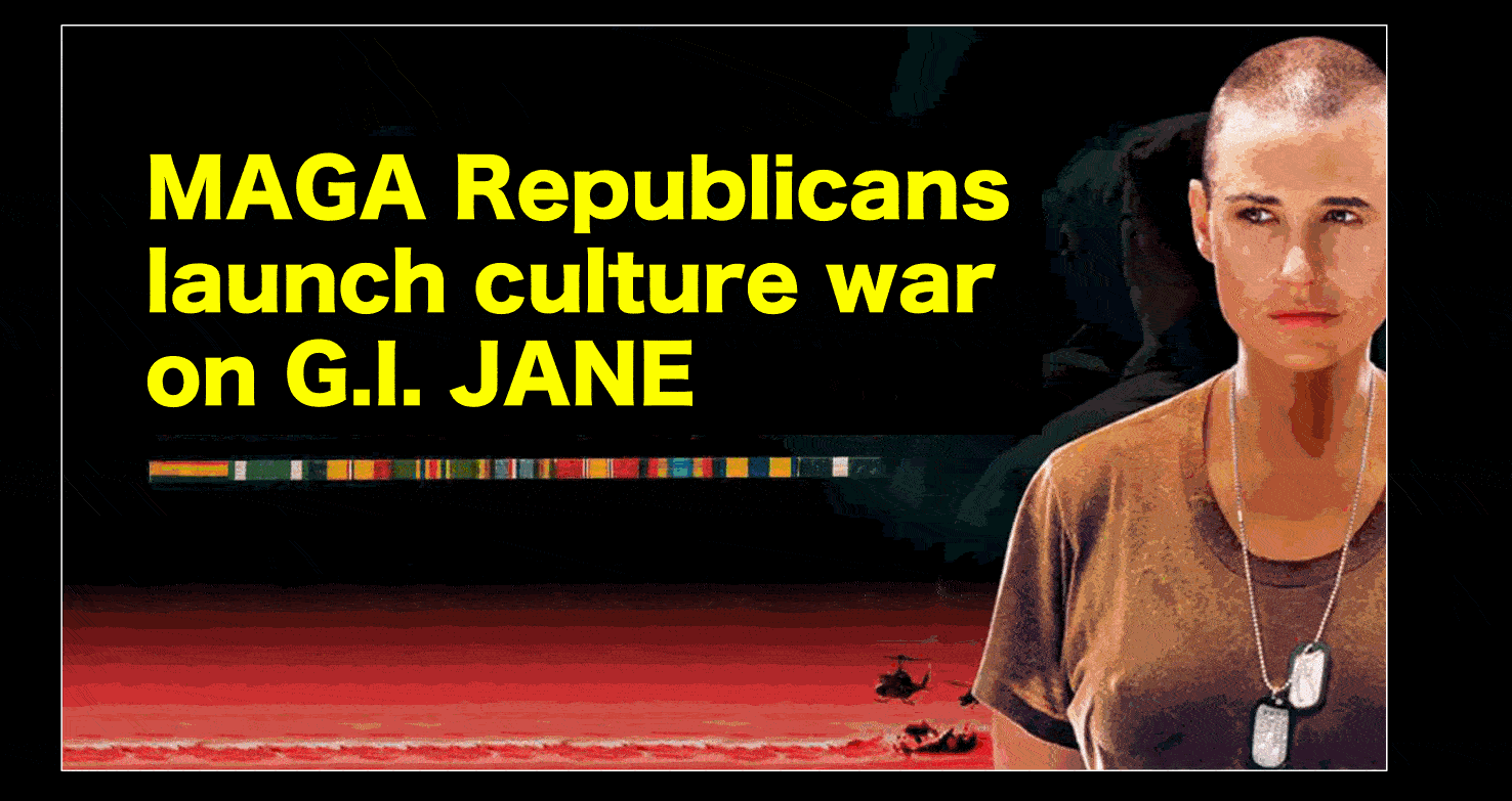 MAGA Republicans launch culture war on American servicewomen.